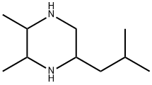 2,3-Dimethyl-5-(2-methylpropyl)piperazine结构式