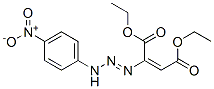(E)-2-[3-(4-Nitrophenyl)-1-triazeno]-2-butenedioic acid diethyl ester结构式