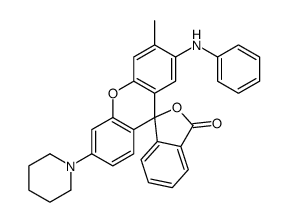 6'-Piperidino-3'-methyl-2'-anilinospiro[isobenzofuran-1(3H),9'-[9H]xanthen]-3-one结构式