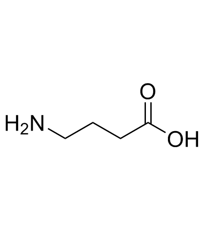 4-Aminobutanoic acid structure