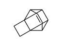 Pentacyclo(4.4.0.02,5.03,8.04,7)dec-9-ene Structure