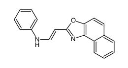 N-(2-benzo[e][1,3]benzoxazol-2-ylethenyl)aniline结构式