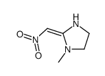 1-methyl-2-(nitromethylidene)imidazolidine结构式