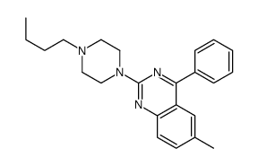 2-(4-butylpiperazin-1-yl)-6-methyl-4-phenylquinazoline结构式