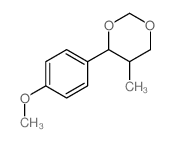 1,3-Dioxane,4-(4-methoxyphenyl)-5-methyl- picture