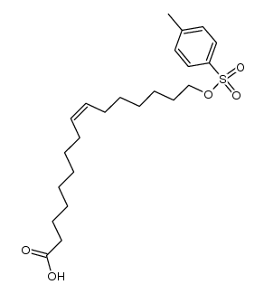 16-tosyloxy-(Z)-9-hexadecenoic acid Structure