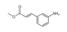 Ethyl 3-(3-aminophenyl)acrylate Structure