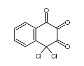 4,4-dichloro-4H-naphthalene-1,2,3-trione结构式