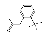 o-tert-butylphenylacetone Structure