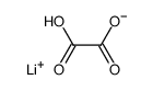 lithium hydrogen oxalate Structure