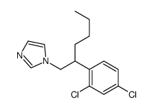 1-[2-(2,4-dichlorophenyl)hexyl]imidazole结构式