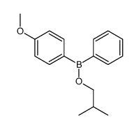 (4-methoxyphenyl)-(2-methylpropoxy)-phenylborane结构式