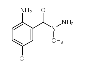 1-(2-AMINO-5-CHLOROBENZOYL)-1-METHYLHYDRAZINE structure