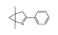 1,5-dimethyl-3-phenyl-2-azabicyclo[3.1.0]hex-2-ene结构式