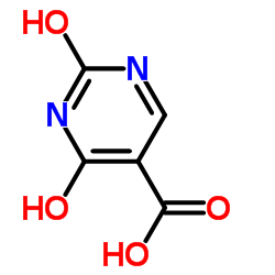 2,4-Dihydroxypyrimidine-5-carboxylic acid Structure