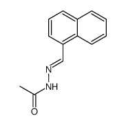 N'-(naphthalen-1-ylmethylene)acetohydrazide Structure