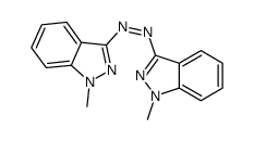 bis(1-methylindazol-3-yl)diazene结构式