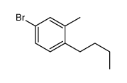 4-bromo-1-butyl-2-methylbenzene Structure