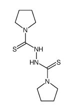 N,N'-bis-(pyrrolidine-1-thiocarbonyl)-hydrazine Structure