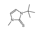 1-tert-butyl-3-methylimidazole-2-thione Structure