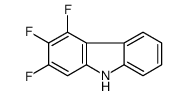 2,3,4-trifluoro-9H-carbazole结构式