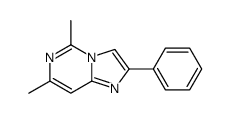 5,7-dimethyl-2-phenylimidazo[1,2-c]pyrimidine结构式
