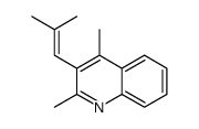 2,4-dimethyl-3-(2-methylprop-1-enyl)quinoline Structure