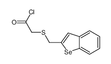 2-(1-benzoselenophen-2-ylmethylsulfanyl)acetyl chloride结构式