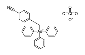 (4-cyanophenyl)methyl-triphenylarsanium,perchlorate结构式