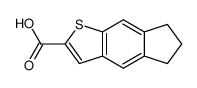 6,7-dihydro-5H-cyclopenta[f][1]benzothiole-2-carboxylic acid结构式