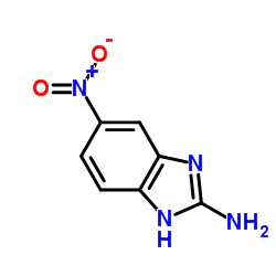 2-氨基-6-硝基苯并咪唑结构式