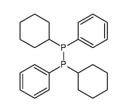 1,2-Dicyclohexyl-1,2-diphenyldiphosphan结构式