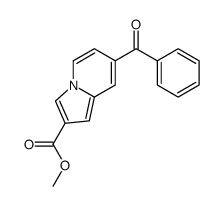 methyl 7-benzoylindolizine-2-carboxylate结构式