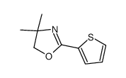 4,4-dimethyl-2-thiophen-2-yl-5H-1,3-oxazole结构式