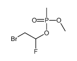 2-bromo-1-fluoro-1-[methoxy(methyl)phosphoryl]oxyethane Structure