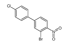 2-bromo-4-(4-chlorophenyl)-1-nitrobenzene Structure