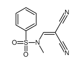 N-(2,2-dicyanoethenyl)-N-methylbenzenesulfonamide结构式