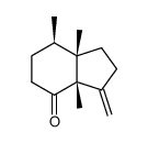 4H-Inden-4-one,octahydro-3a,7,7a-trimethyl-3-methylene-,(3aS,7R,7aS)-(9CI)结构式