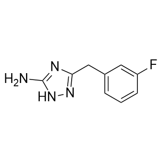 3-(3Fluorobenzyl)-1H-1,2,4-triazol-5-amine Structure
