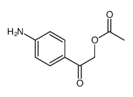 [2-(4-aminophenyl)-2-oxoethyl] acetate Structure