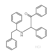 Ethanone,2-[(1,2-diphenylethyl)amino]-1,2-diphenyl-, hydrochloride (9CI)结构式