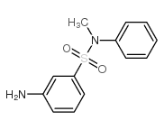 3-amino-N-methylbenzenesulfonanilide structure