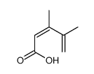 3,4-dimethylpenta-2,4-dienoic acid Structure