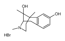 3,6,11-trimethyl-1,2,3,4,5,6-hexahydro-2,6-methanobenzo[d]azocine-8,11-diol hydrobromide Structure