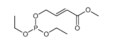 methyl 4-diethoxyphosphanyloxybut-2-enoate Structure