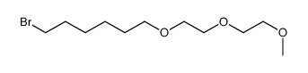 1-bromo-6-[2-(2-methoxyethoxy)ethoxy]hexane结构式