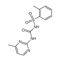 1-(4-methyl-pyrimidin-2-yl)-3-(toluene-2-sulfonyl)-urea Structure