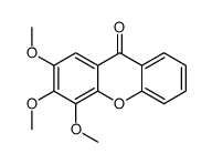 2,3,4-trimethoxyxanthen-9-one结构式