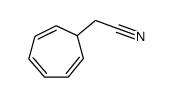 1-(cyclohepta-2,4,6-trienyl)acetonitrile结构式