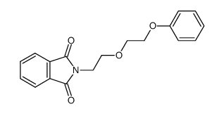N-[2-(2-phenoxy-ethoxy)-ethyl]-phthalimide结构式